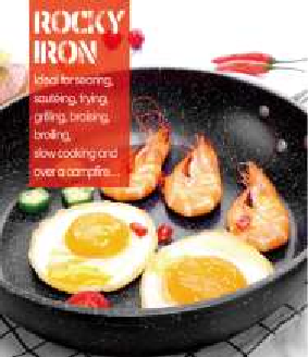 Rocky Nonstick Iron Pan